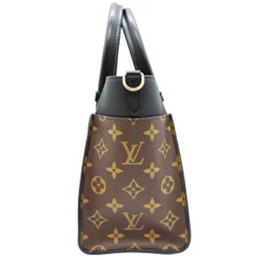 LOUIS VUITTON Onmaside Monogram Shoulder Handbag Brown Black - Picture 3 of 7